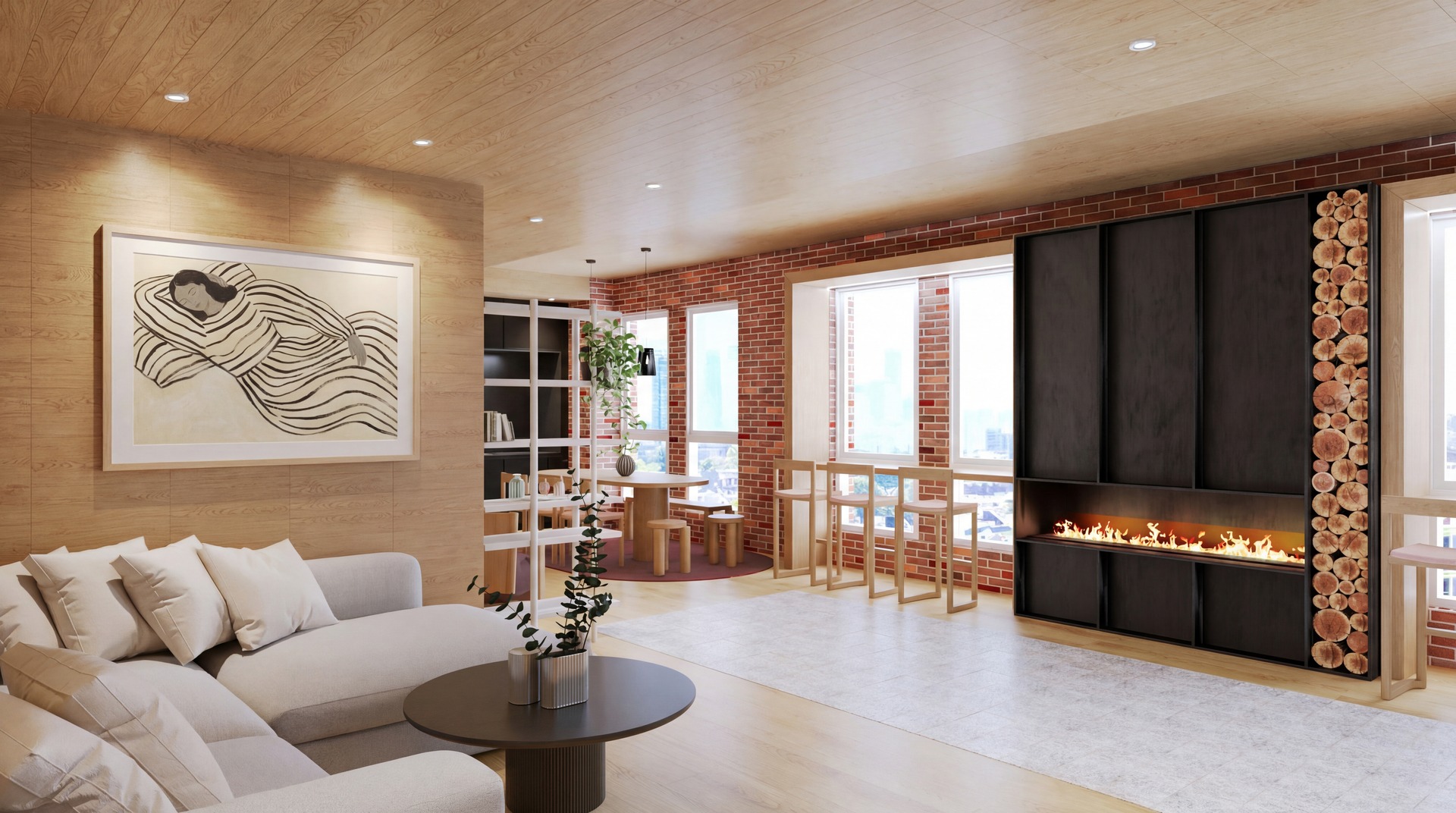 A hub for both work and leisure for our residents